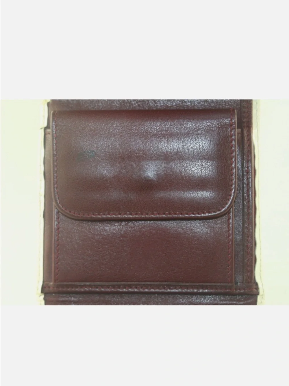 Christian Dior Trotter Wallet Bordeaux canvas with leather trim, comes with COA